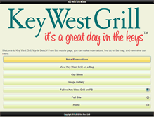 Tablet Screenshot of keywestgrill.net